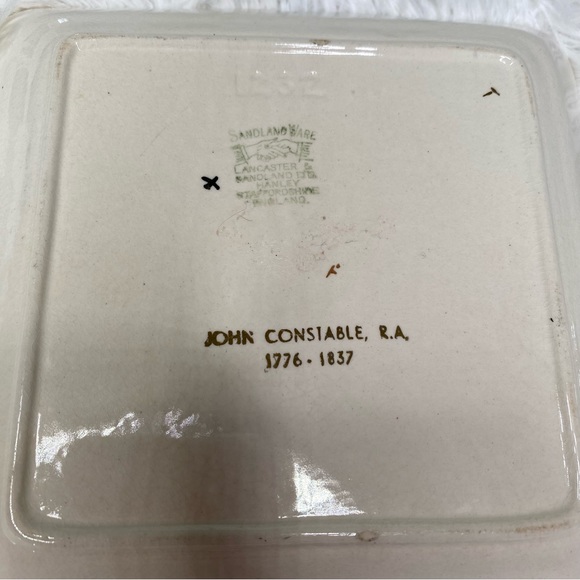 Vintage Sandland Ware John Constable Decorative Plate - Picture 5 of 7